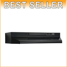 Load image into Gallery viewer, Sleek Black Under Cabinet Range Hood with 230 CFM - Perfect for Modern Kitchens