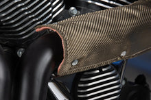Load image into Gallery viewer, Universal Fit Titanium Pipe Shield 6" x 3' - Superior Heat Control Up to 1350°F