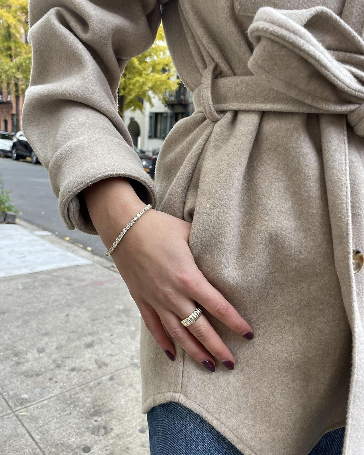 Beautifully Packaged 14K Gold Plated Tennis Bracelet | 3mm Cubic Zirconia | 7"