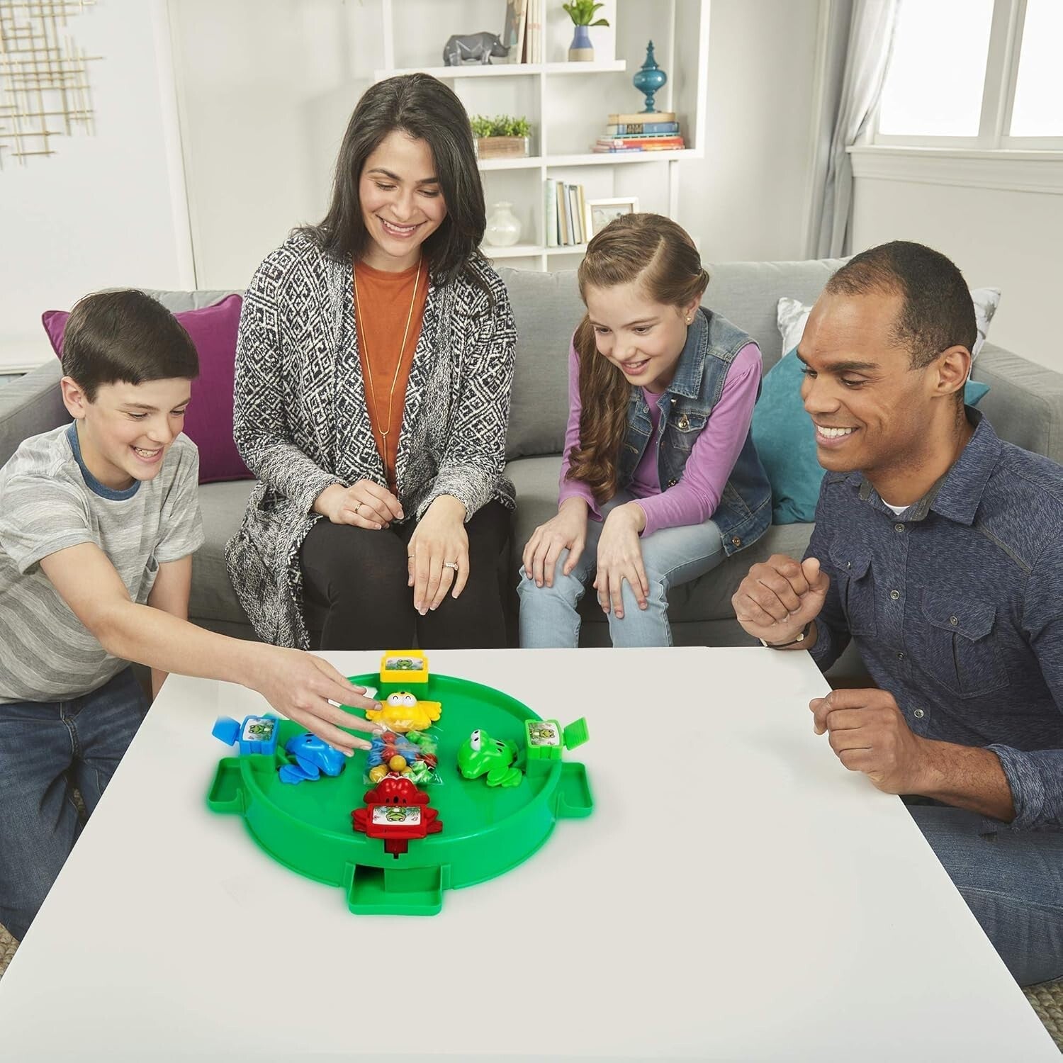 ASTM Certified Hungry Frogs Board Game - A Fun Challenge for Kids and Families
