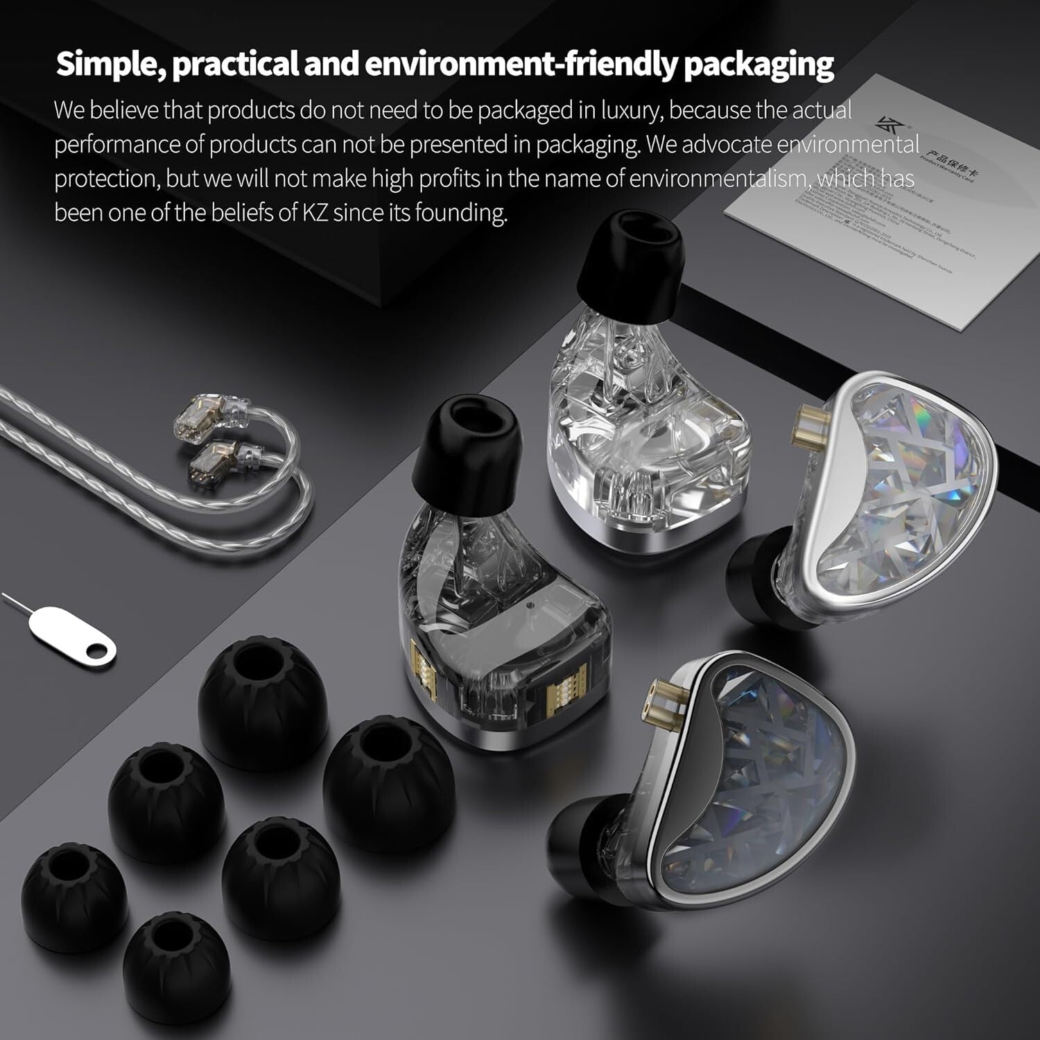 IEM Earphones with 24 Balanced Armature Drivers & Detachable Cable - HiFi Sound