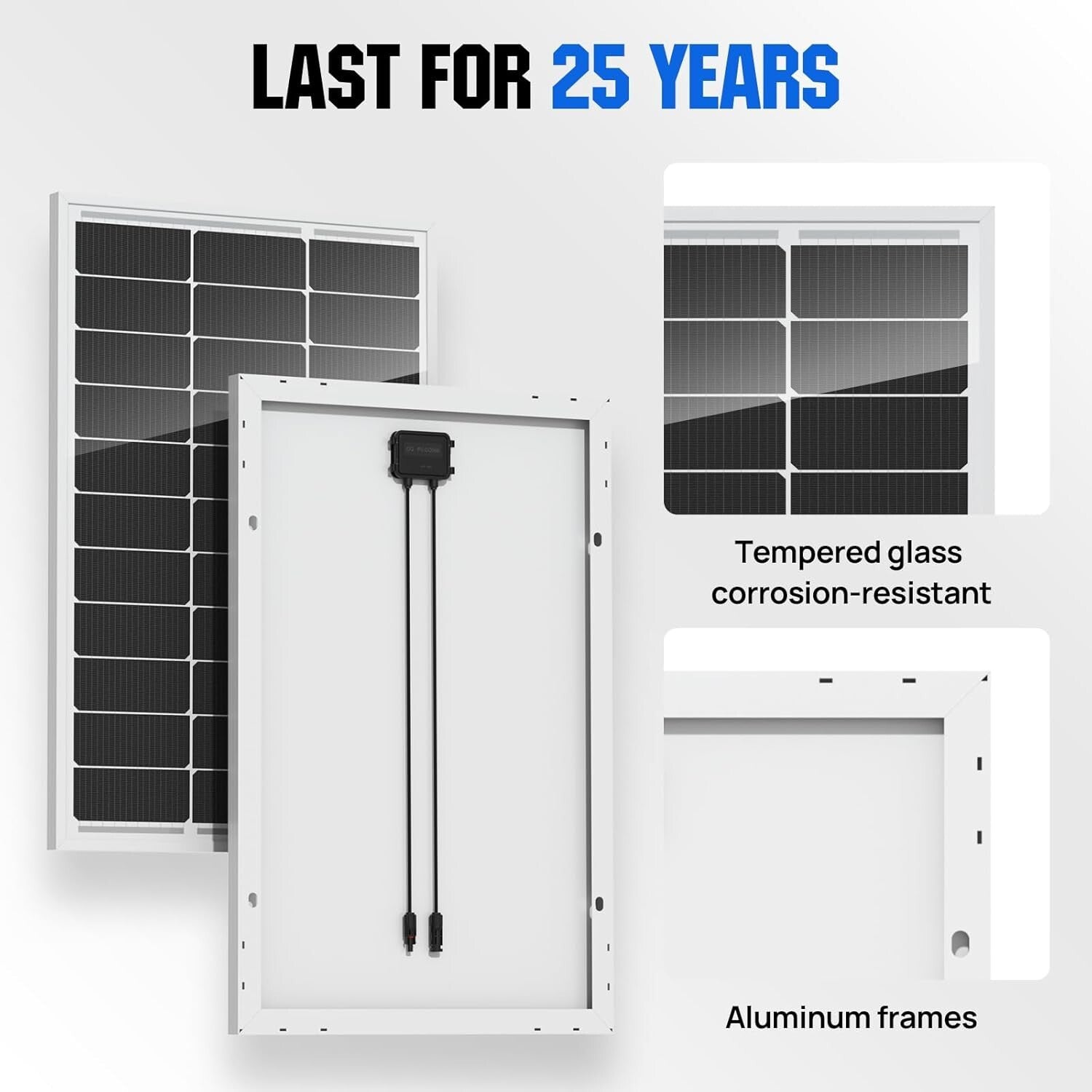 Efficient 400W Solar Panel Array - Ideal for Off-Grid Homes, Camping & Farming