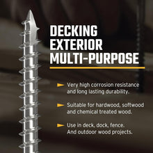 Load image into Gallery viewer, Bulk Pack of 1200 Flat Head Deck Screws - Corrosion-Resistant, Ideal for Wood