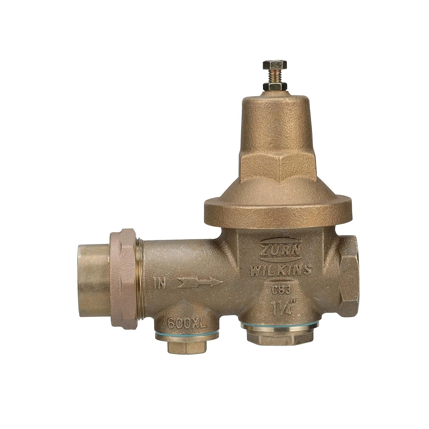 Bronze 1-1/4" 600XL Pressure Reducing Valve - Durable Water Pressure Management