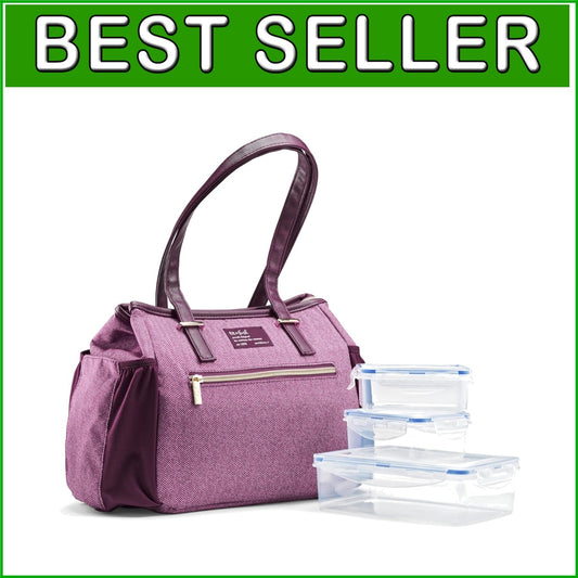 Stylish & Spacious Insulated Lunch Tote for Women - Perfect for Work & Leisure