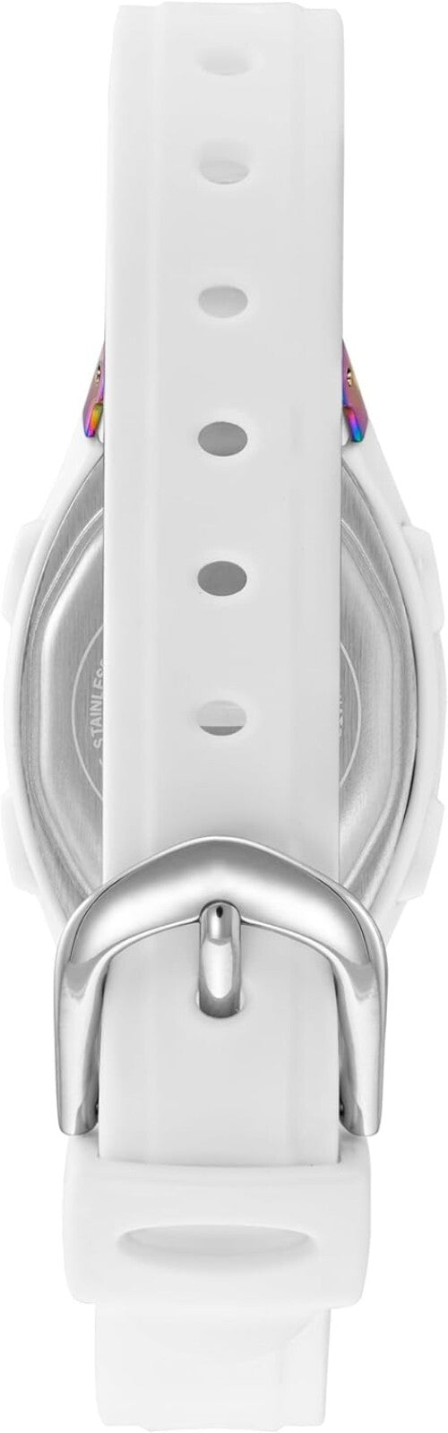 Sport Women's Digital Chronograph Watch - Iridescent Rainbow Bezel, Waterproof