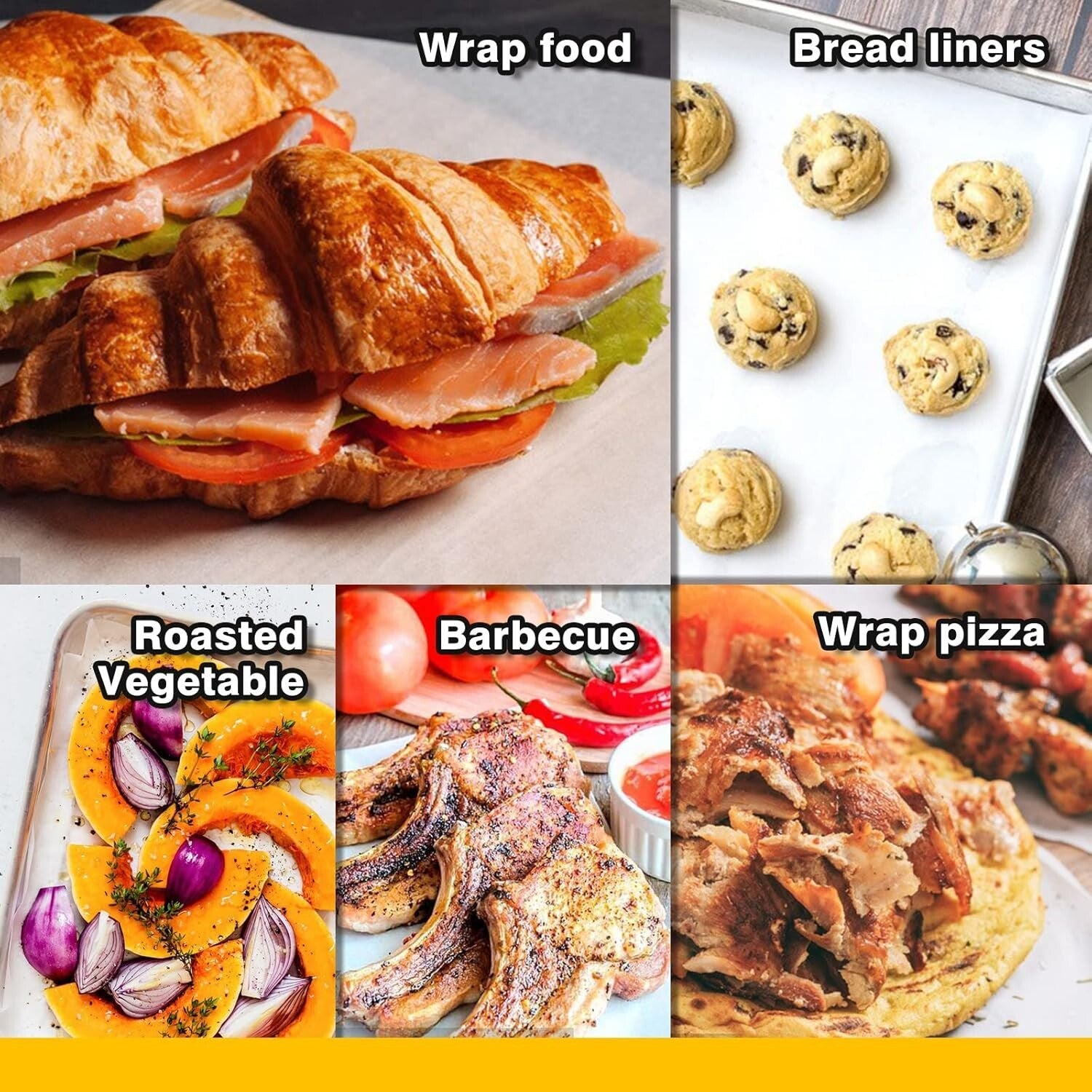 16x24 Inches Unbleached Parchment Paper – 500 Count Multi-Use Cooking Sheets