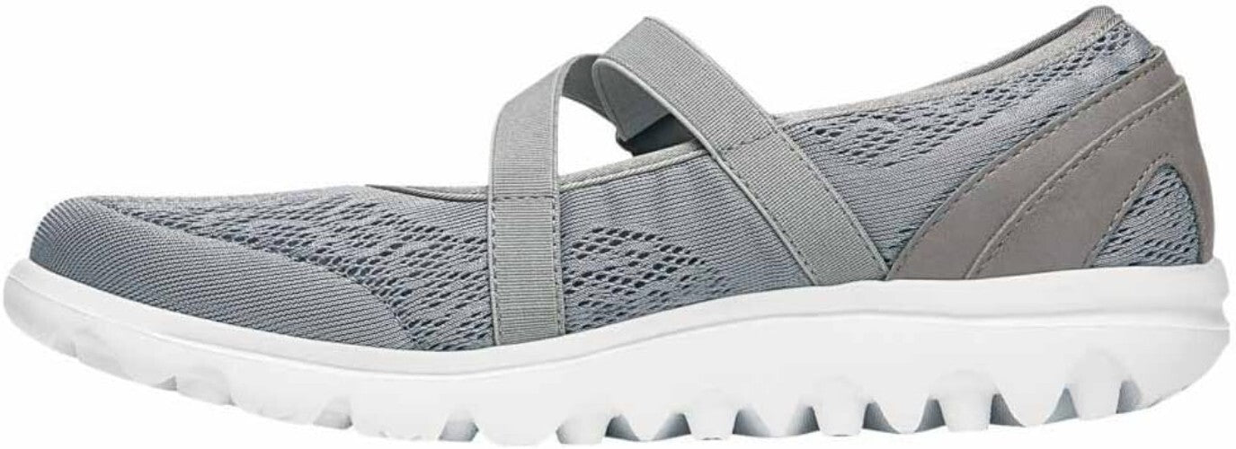 Breathable Women's Silver Travel Mary Jane Shoes - Perfect Fit for Explorers