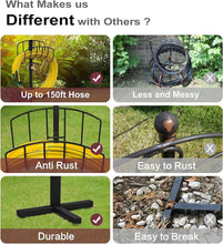 Load image into Gallery viewer, Portable Garden Hose Holder with Heavy-Duty Brass Faucet - Lightweight Design