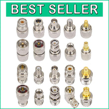 Load image into Gallery viewer, Premium 20PCS UHF Coaxial Connector Kit - Reliable Adapters for Antennas &amp; More