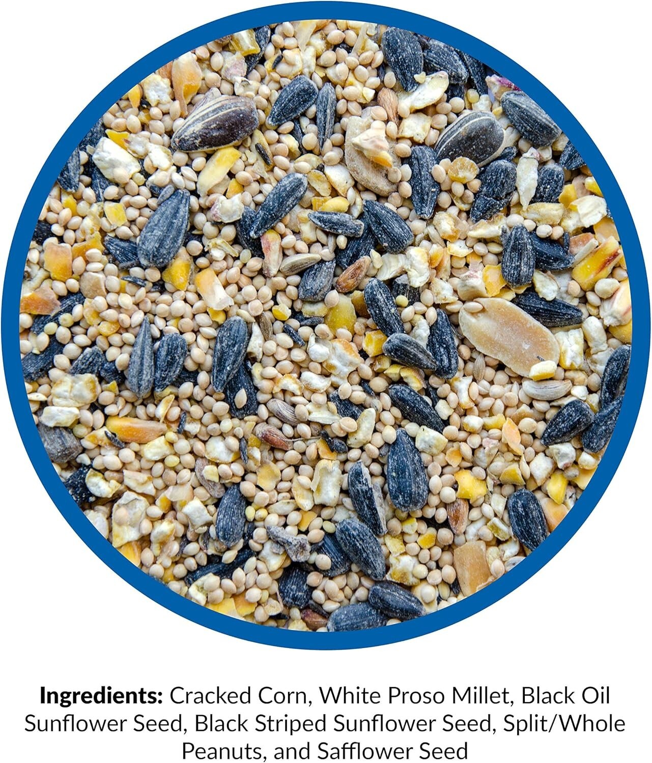 Diverse Wild Bird Mix for Feeders - 40 lb. Nutritional Blend for Backyard Birds