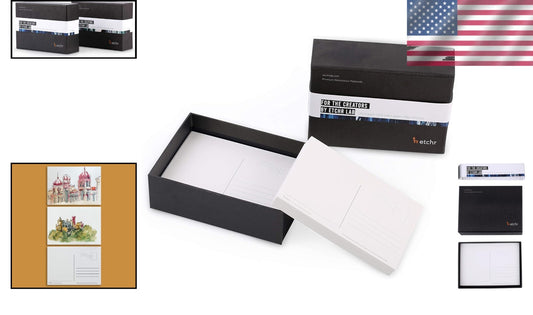 Premium Acid-Free Cold Press Postcard Paper - 100 Count for Guaranteed Quality