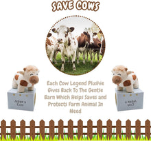 Load image into Gallery viewer, Charlie The Plushie - Small Stuffed Animal with Support for Farm Animals