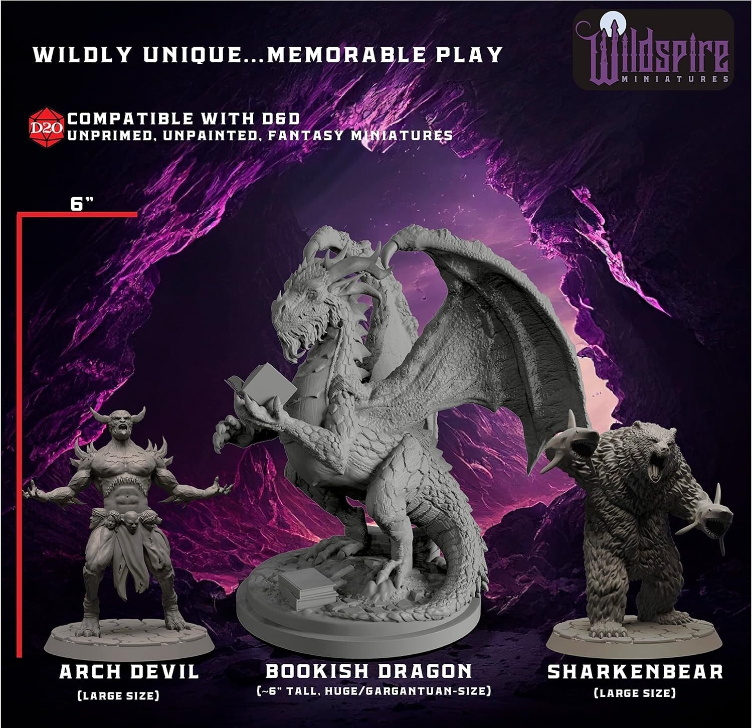 Bulk DND Miniatures - 68 Paintable 28mm-32mm Fantasy Figures for RPG Gameplay