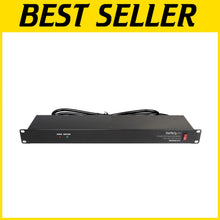 Load image into Gallery viewer, Power Distribution Unit with 8 Outlets - 1U Rack Mount &amp; Surge Protection