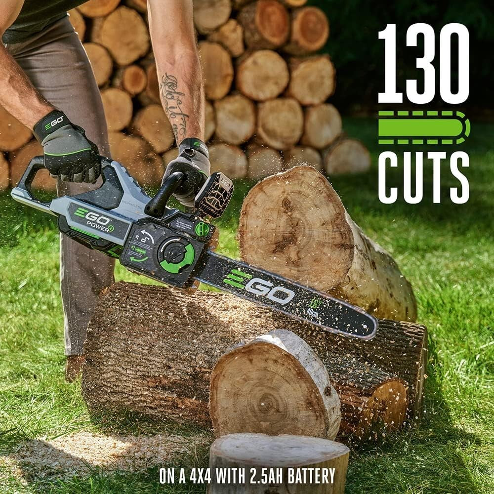 Effortless Cutting with 16” Cordless Chainsaw - 56V Battery Included