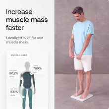 Load image into Gallery viewer, Digital Glass Scale with Muscle Mass Tracker &amp; Heart Rate Monitoring Features