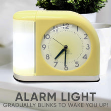 Load image into Gallery viewer, Big Ben Moon Beam Retro Alarm Clock in Yellow - Vintage Design with Charm