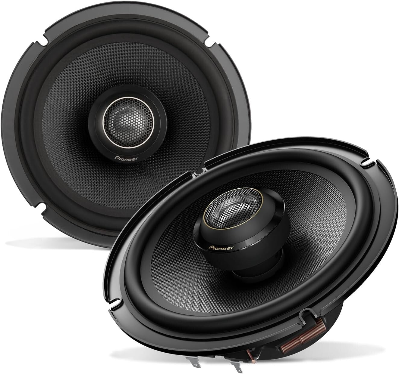 Dynamic 2-Way Coaxial Car Speakers - Clear Sound, Easy Installation, Black