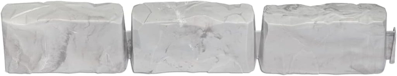 Durable No-Dig Stone-Look Edging - 2.7 in Tall, 60-foot Decorative Border