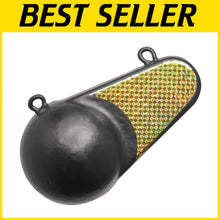 Load image into Gallery viewer, Stainless Steel 10 Lbs. Downrigger Weight with Protective Coating and Gold Flash