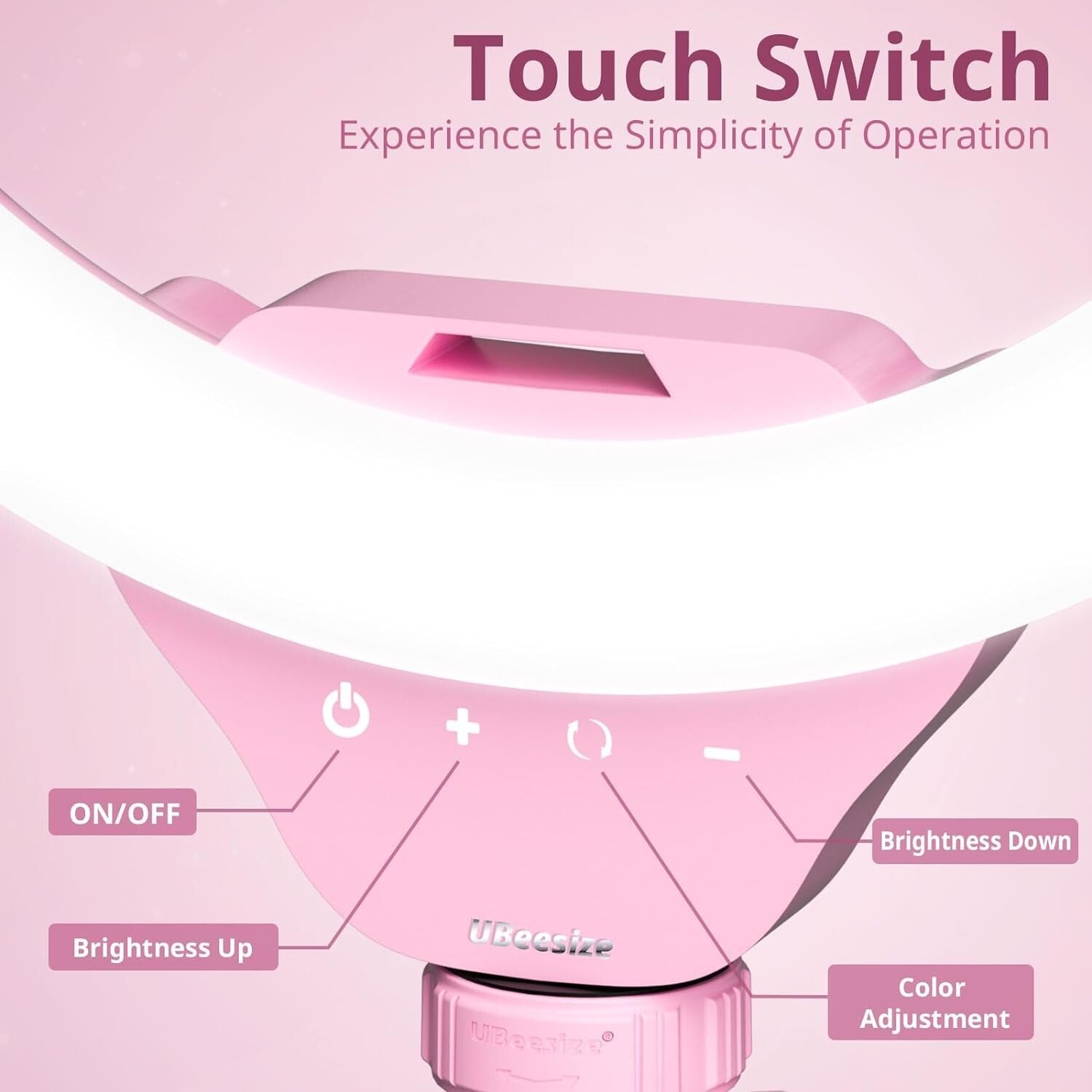 12'' Selfie Ring Light & 62'' Tripod Stand - Perfect for Streaming & Vlogging