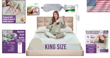 Load image into Gallery viewer, Premium King Fitted Sheet - 12% Silver Fiber and Organic Cotton for Better Sleep
