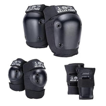 Load image into Gallery viewer, Premium Six Pack Pad Set - Knee Pads, Elbow Pads &amp; Wrist Guards for Skating