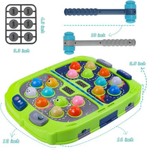 Load image into Gallery viewer, Engaging Whack Mole Toy - Educational Play with Light and Sound, Ages 3-12