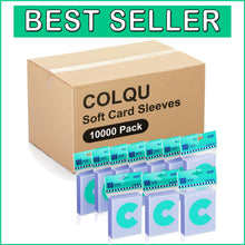 Load image into Gallery viewer, Multi-Use 10000ct Soft Card Protectors - Fit for Standard Trading Cards &amp; Sports