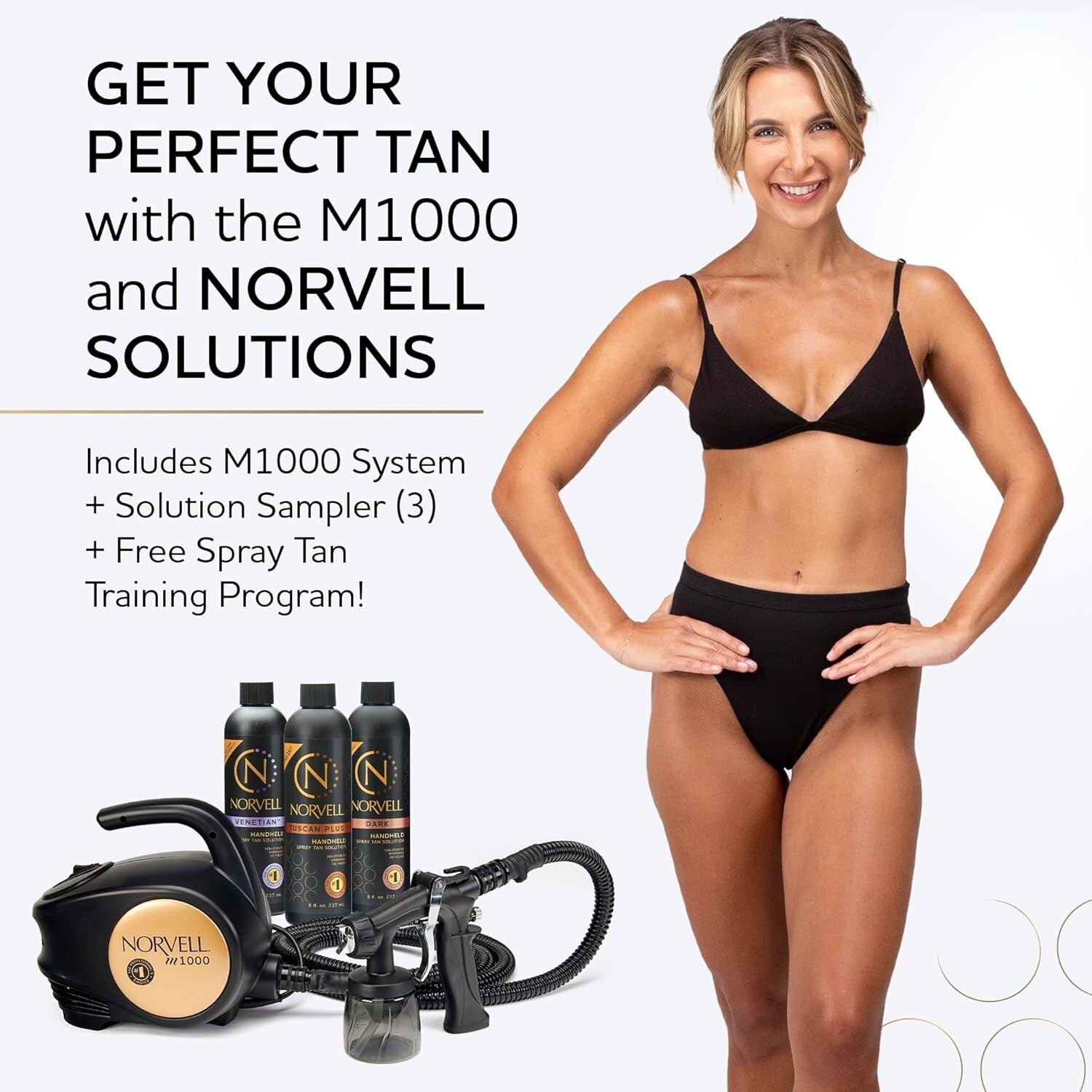 Sanitized Mobile Spray Tan System with 3 Solutions - Professional Level Training