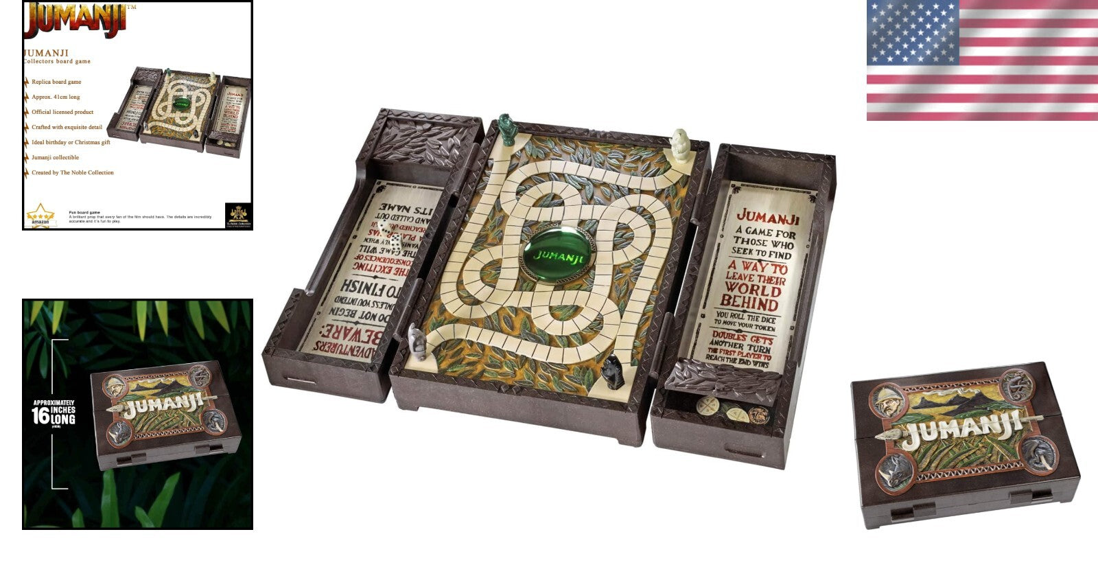 Full-Size Jumanji Board Game Replica – Officially Licensed Collectible