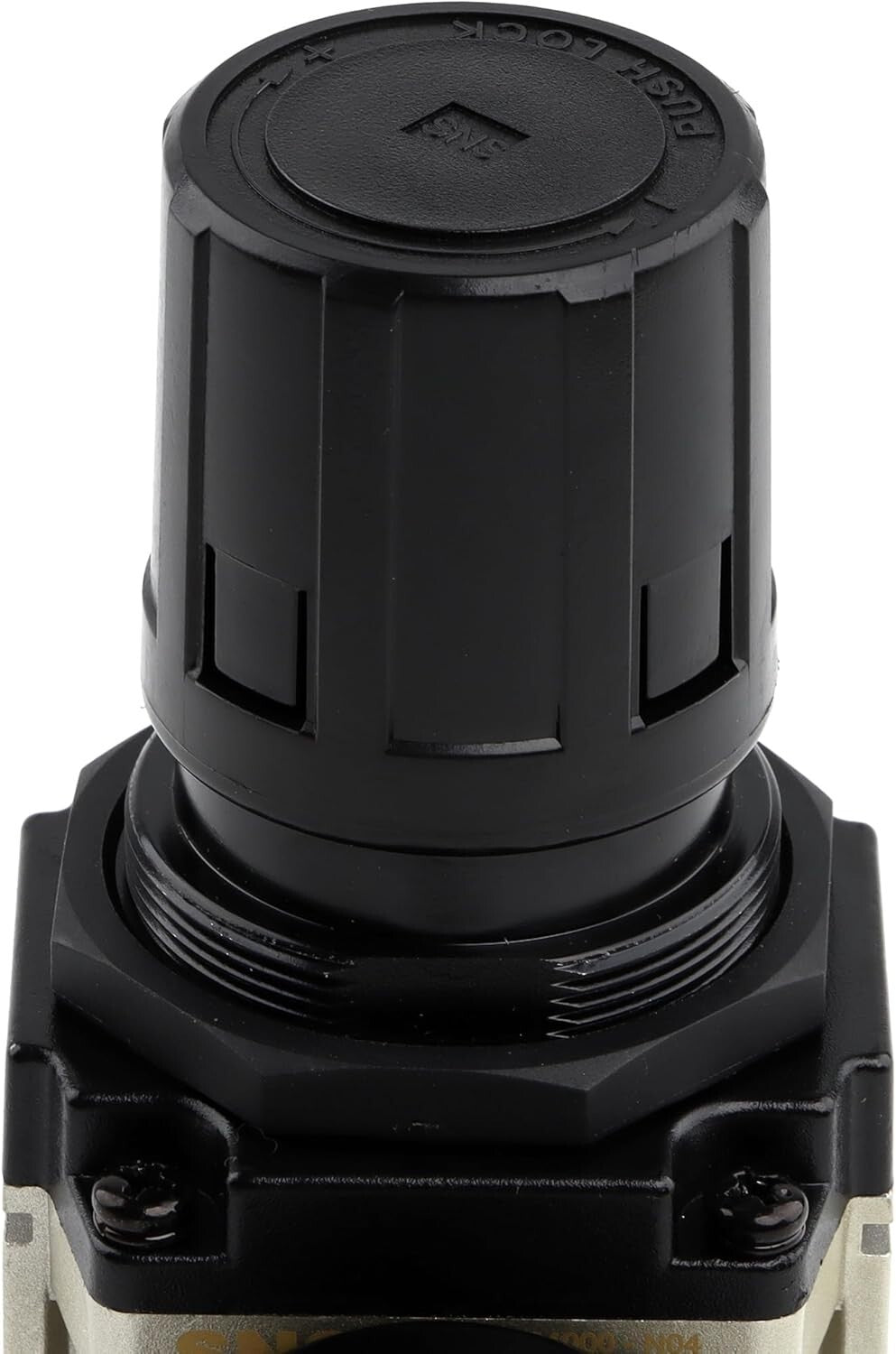 Compact Adjustable 1/2 NPT Air Pressure Regulator with Needle Valve Control