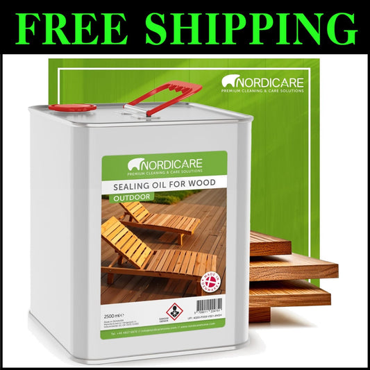 Danish Craftsmanship Teak Oil - 84.5 Oz for Lasting Outdoor Wood Protection