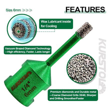 Load image into Gallery viewer, Complete Diamond Core Drill Set - Ideal for Marble, Granite, and Porcelain