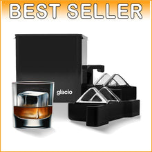 Load image into Gallery viewer, Silicone Whiskey Ice Cube Mold - Makes 4 Crystal Clear Cubes for Cocktails