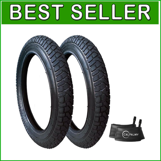 2 Sets of Extra-Thick 20 Inch Kids Bike Tires & Tubes - Safe & Impact Resistant