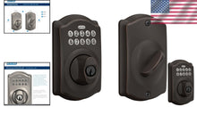 Load image into Gallery viewer, Premium Keypad Deadbolt in Aged Bronze - Easy Installation &amp; Energy Efficient