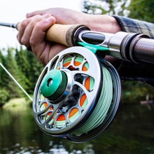 Load image into Gallery viewer, Corrosion-Resistant Fly Fishing Reel - Precision CNC Design, 9/10wt, Black/Gray