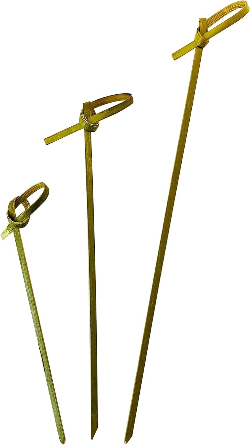 Bulk Pack of 1000 Bamboo Flower Knot Picks - Perfect for Appetizers & Cocktails