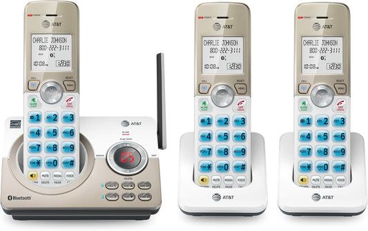 Expanded Bluetooth Cordless Phone System with Big Buttons & Digital Answering