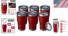 Load image into Gallery viewer, Stylish 20 oz Powder Coated Tumblers - Insulated Drinkware for Travel - 6 Pack