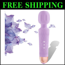Load image into Gallery viewer, Powerful Rechargeable Massager with 20 Speed Settings - Travel-Friendly Design