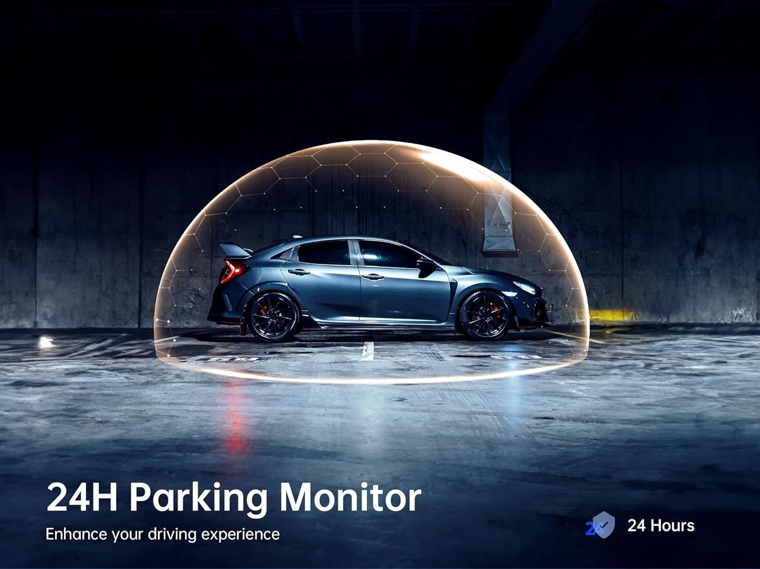 Advanced 10'' Rear View Mirror Camera with Night Vision & Voice Control Features