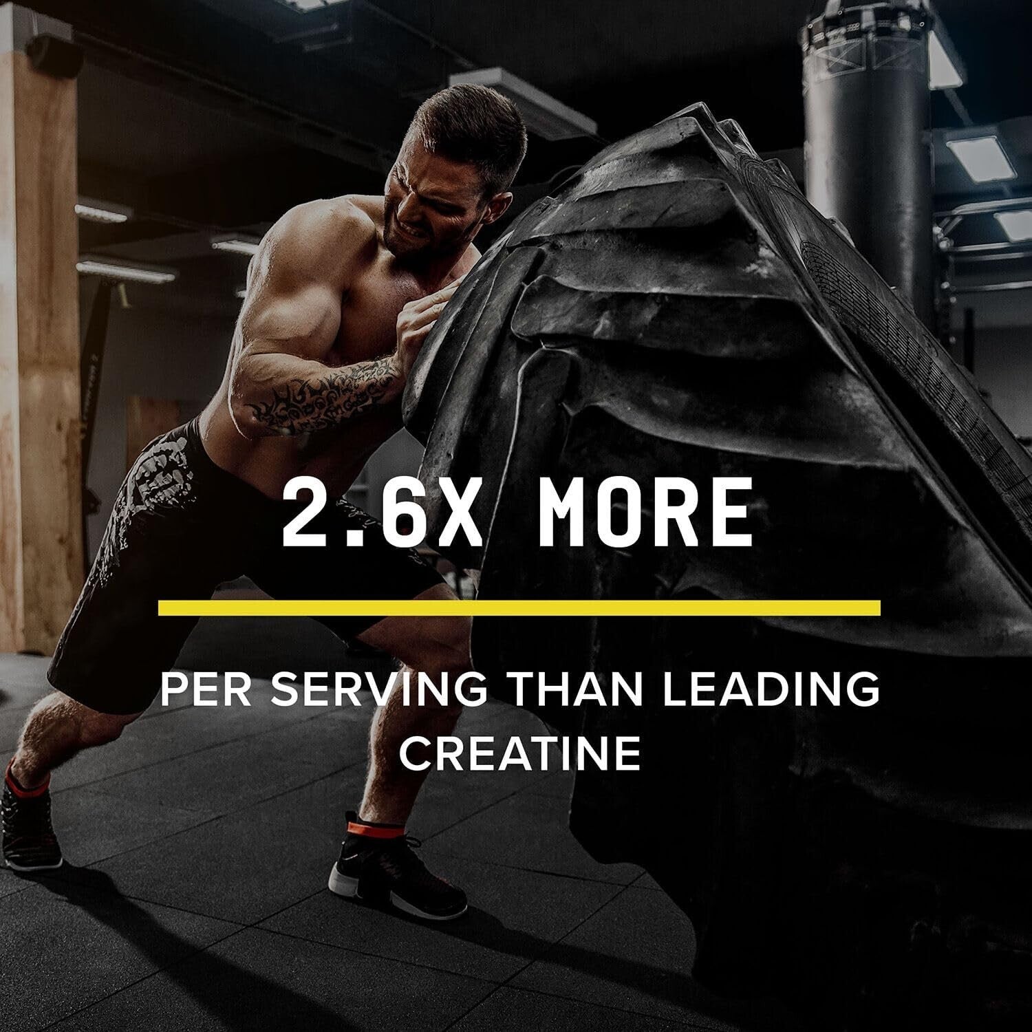 Quick-Dissolving Creatine HCl - 60 Servings for Enhanced Workouts & Recovery