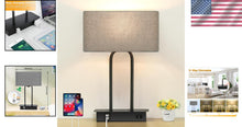 Load image into Gallery viewer, Touch Control Table Lamp with USB &amp; AC Power, 3 Brightness Levels, Free LED Bulb