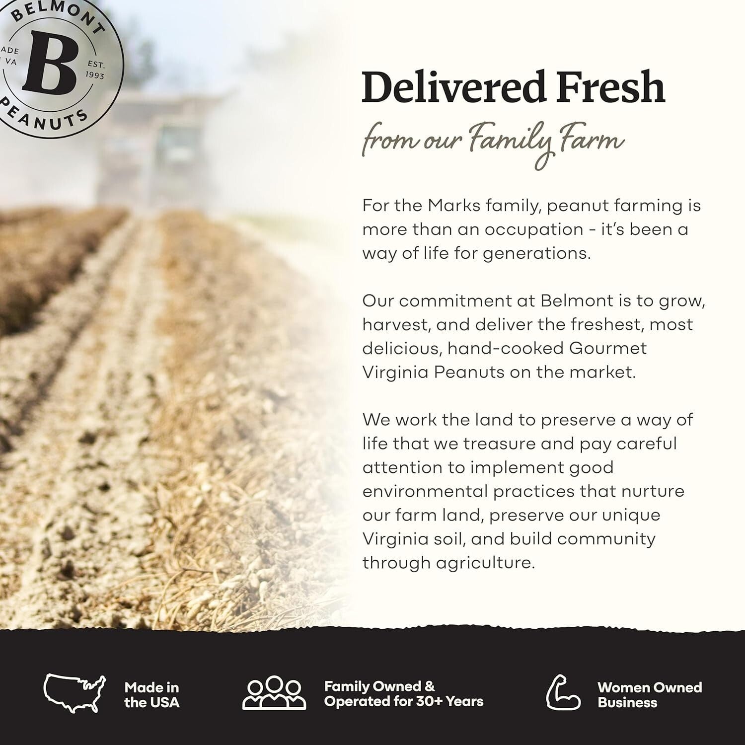 Family-Farmed Gourmet Mixed Nuts - 18 oz Premium Snack with Simple Ingredients