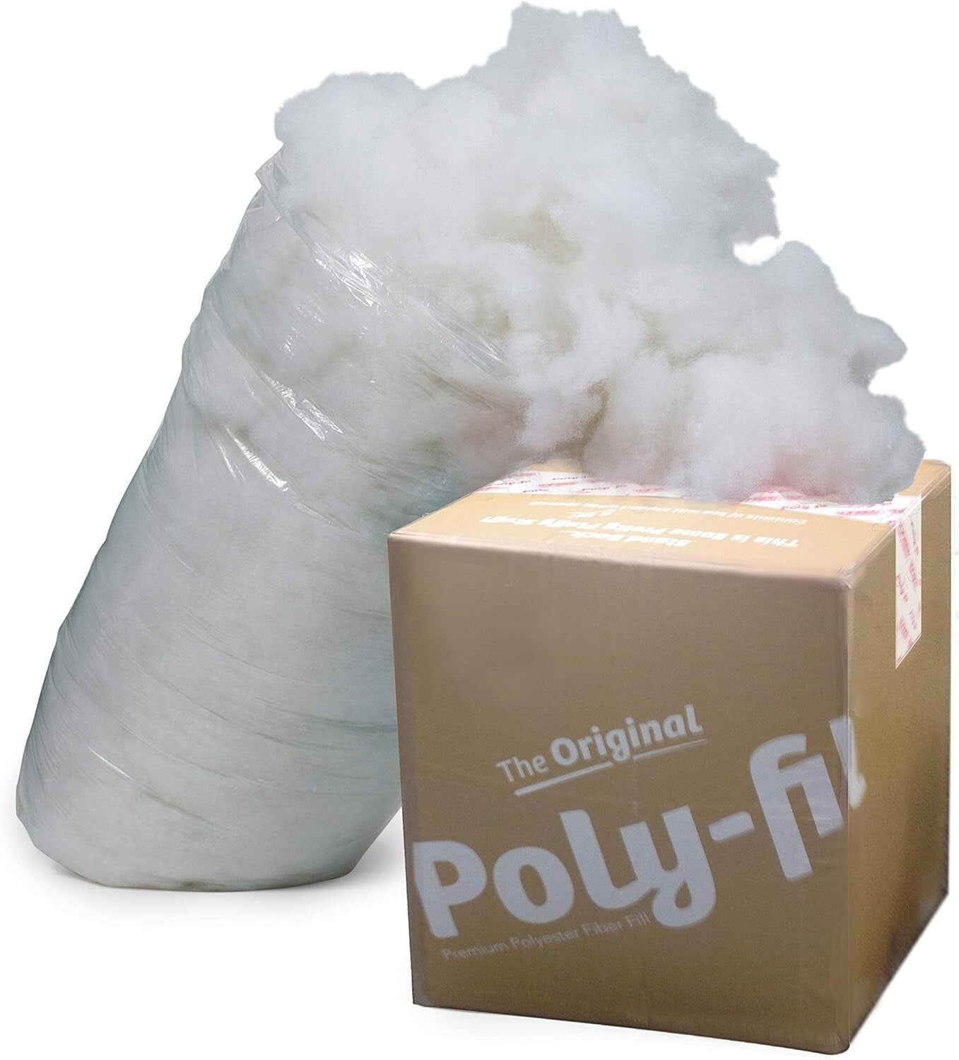 Soft and Resilient Polyester Fiber Fill - Ideal Stuffing for Crafts & Pillows