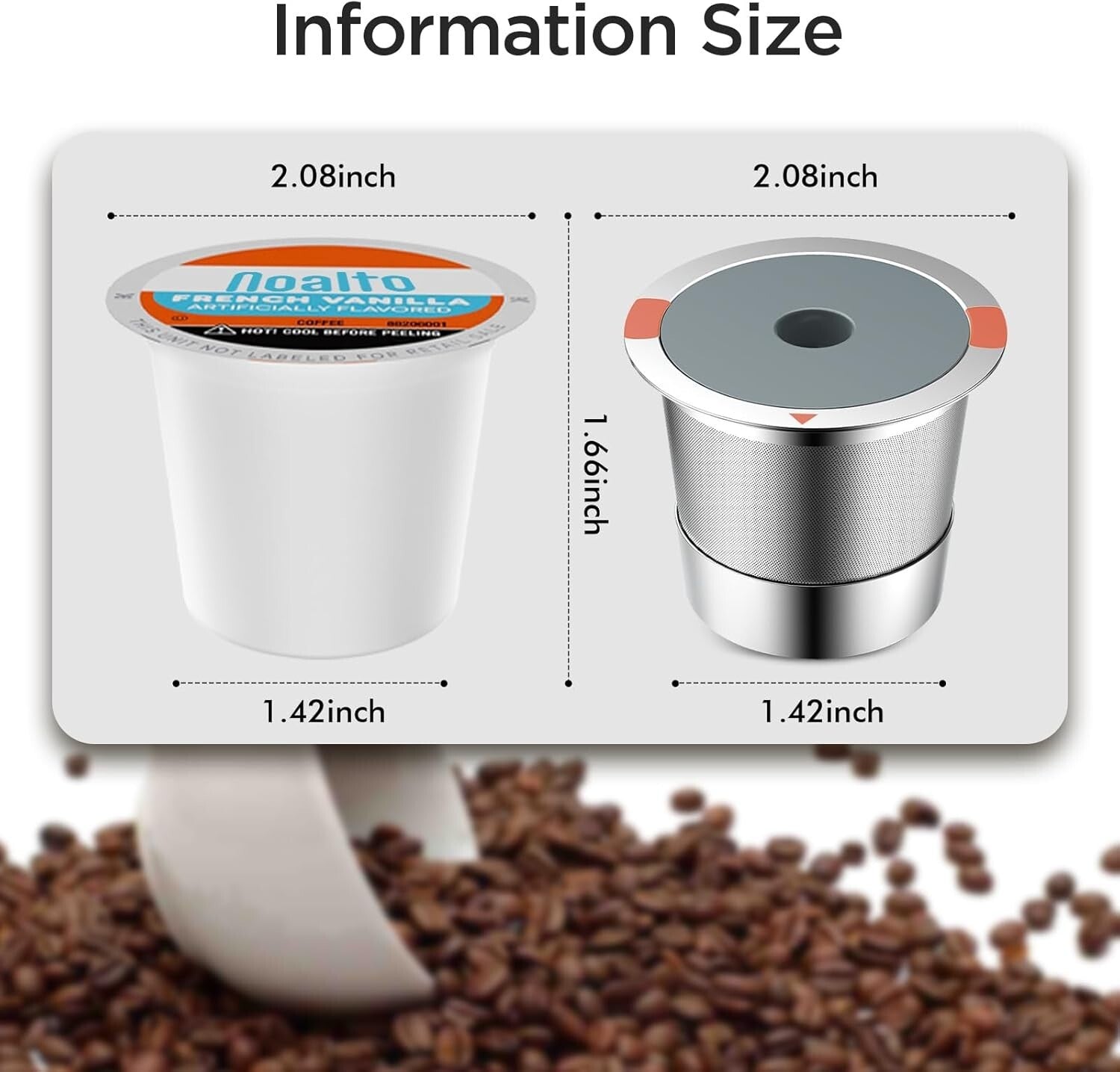 Premium Stainless Steel Refillable K Cups for Keurig - Perfect Coffee Extraction