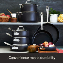 Load image into Gallery viewer, Elevate Cooking with HA1 Glass Lids for 10 &amp; 12 Inch Fry Pans - Dishwasher Safe